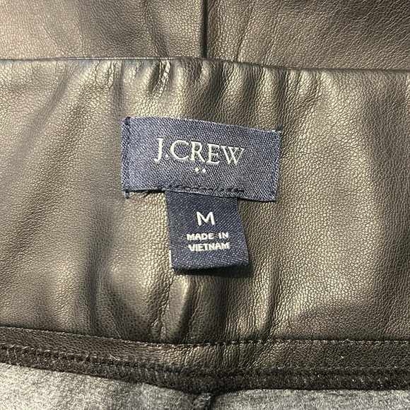 J. Crew Factory Vegan Leather Leggings - Sz M - Picture 4 of 11